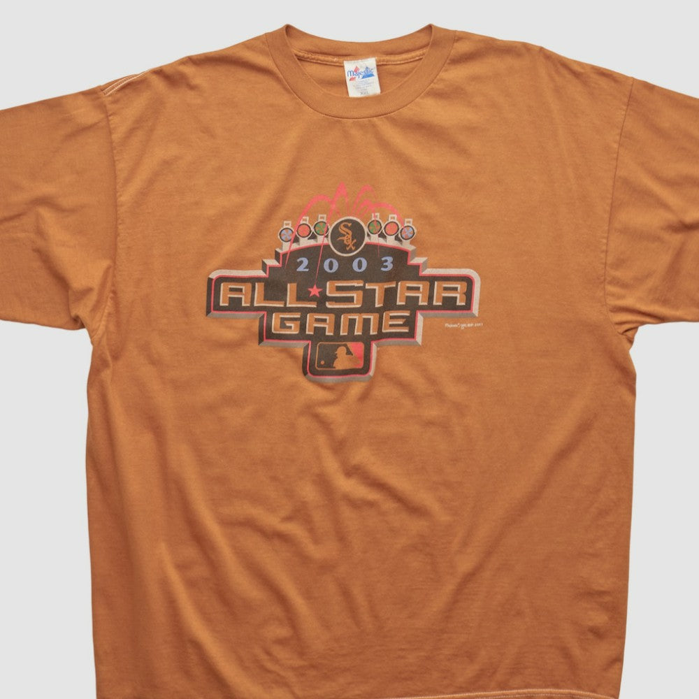 MLB All-Star Game Majestic 2003 T-shirt - Orange Vintage