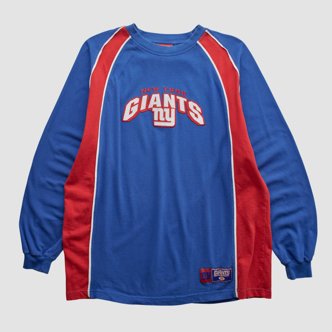 New York Giants NFL 2000s Long Sleeve T-shirt - Blue Vintage outlet