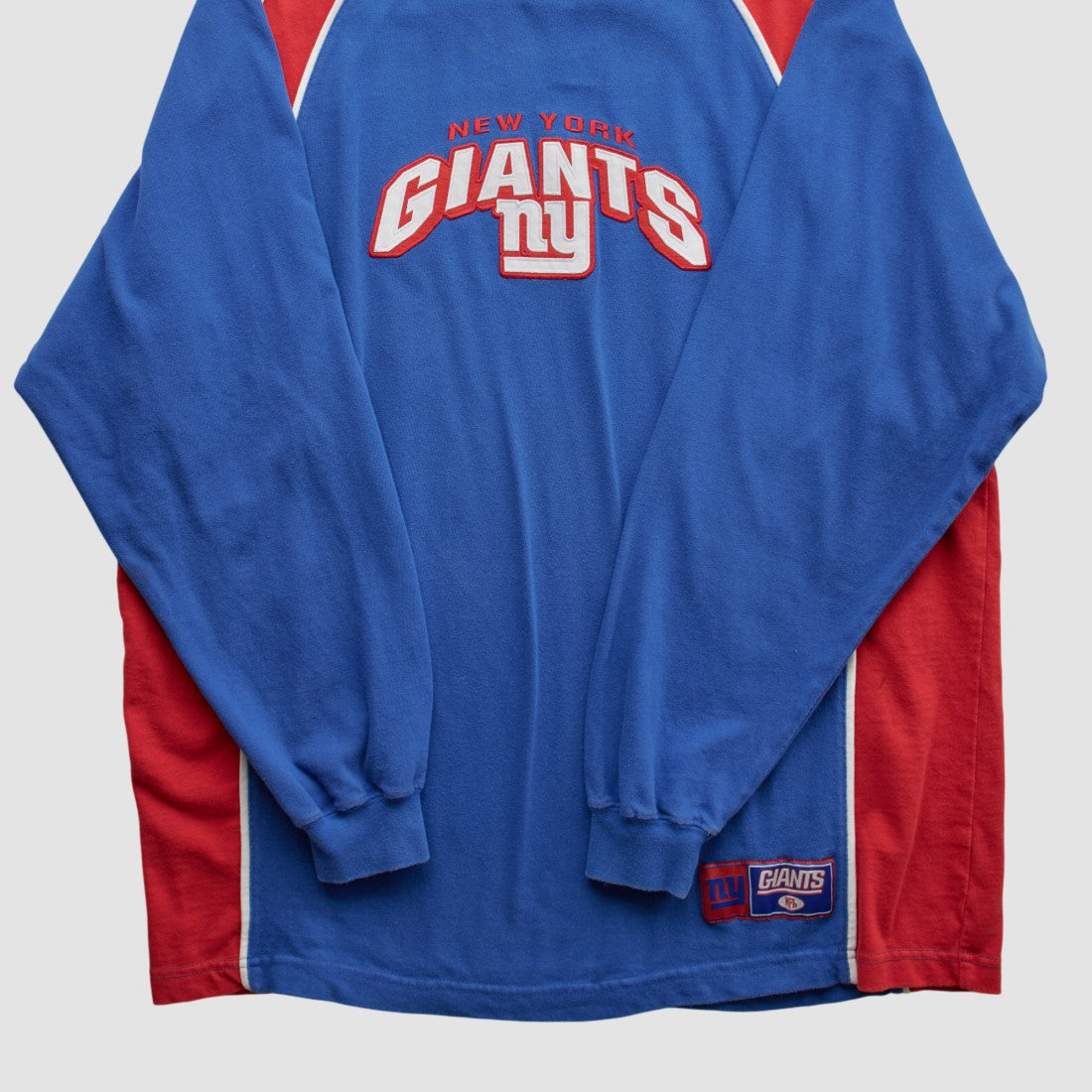 New York Giants NFL 2000s Long Sleeve T-shirt - Blue Vintage outlet