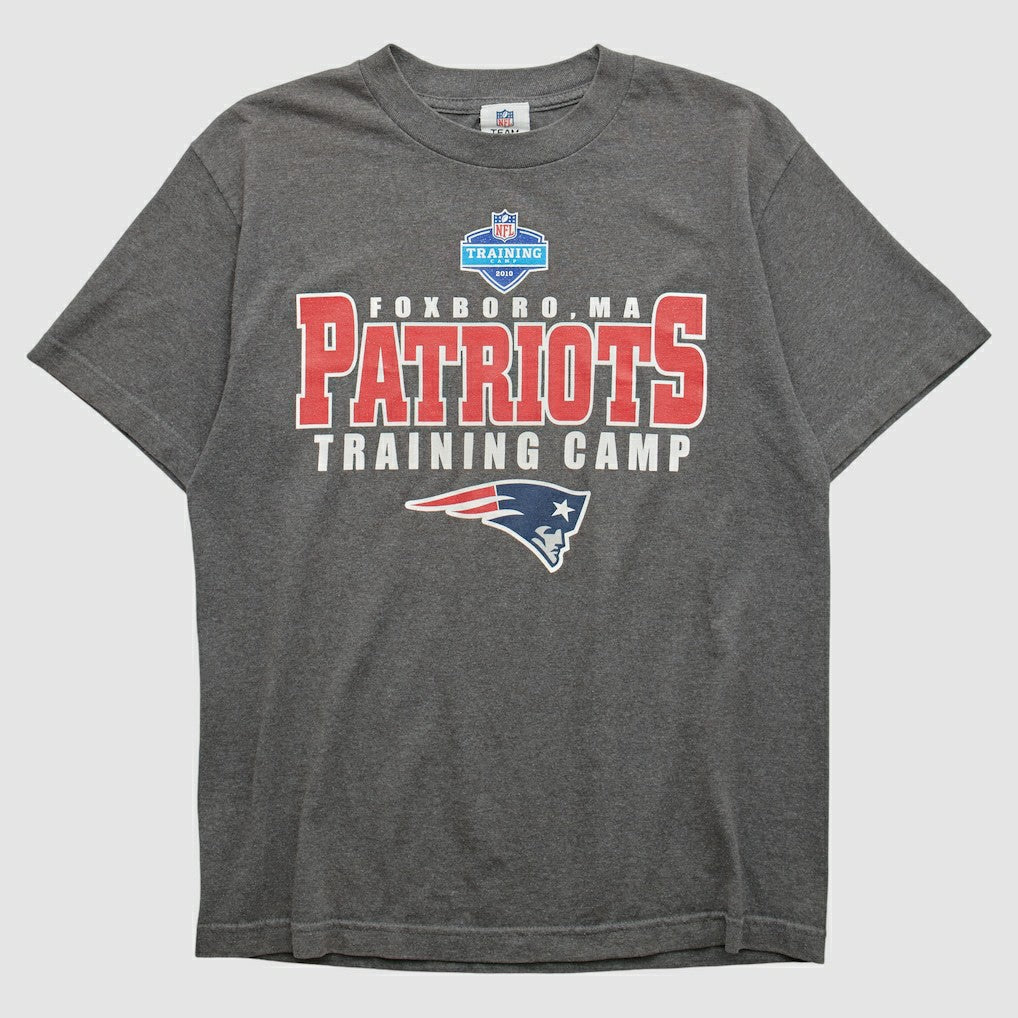 New England Patriots NFL 2010 T-shirt - Dark Heather Gray Vintage sale
