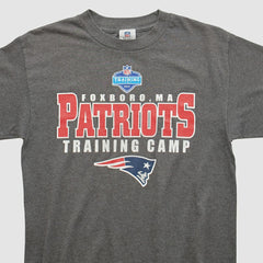 New England Patriots NFL 2010 T-shirt - Dark Heather Gray Vintage sale