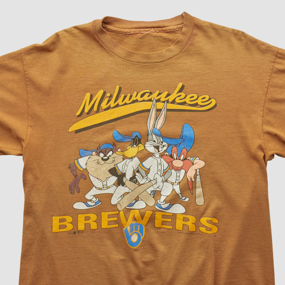 Milwaukee Brewers 1993 T-shirt - Brown Vintage