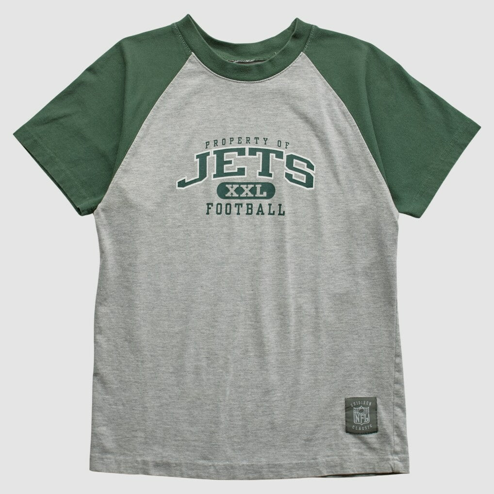 New York Jets NFL 2000s T-shirt - Heather Gray Vintage cheap