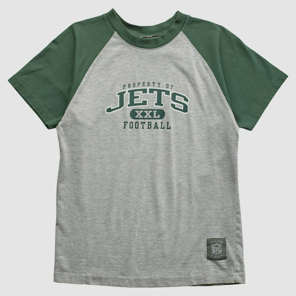 New York Jets NFL 2000s T-shirt - Heather Gray Vintage cheap