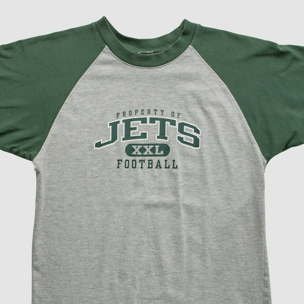 New York Jets NFL 2000s T-shirt - Heather Gray Vintage cheap