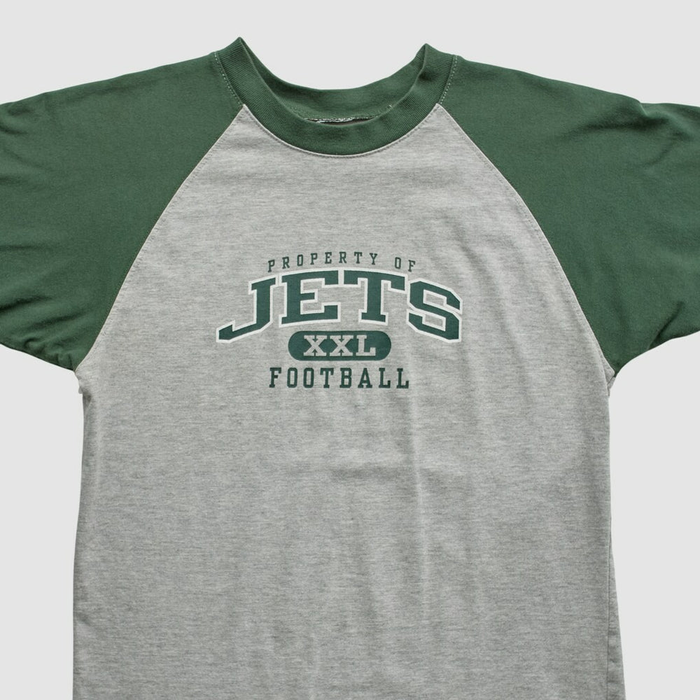 New York Jets NFL 2000s T-shirt - Heather Gray Vintage cheap