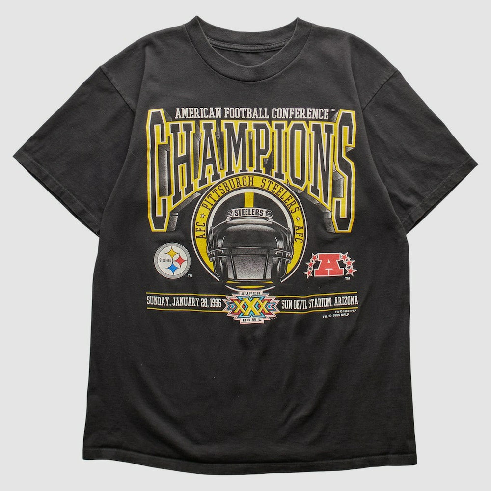 Pittsburgh Steelers 1996 T-shirt - Black Vintage cheap