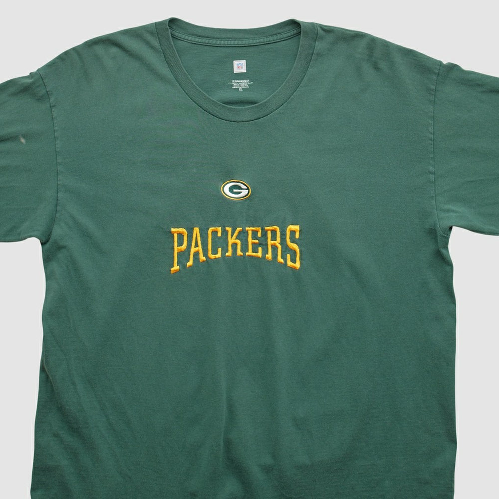 Green Bay Packers NFL 2000s Long Sleeve T-shirt - Green Vintage sale