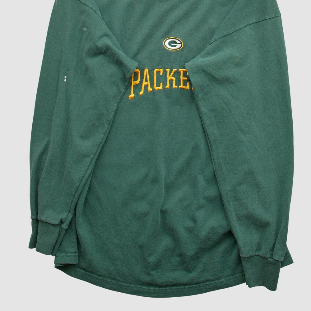 Green Bay Packers NFL 2000s Long Sleeve T-shirt - Green Vintage sale