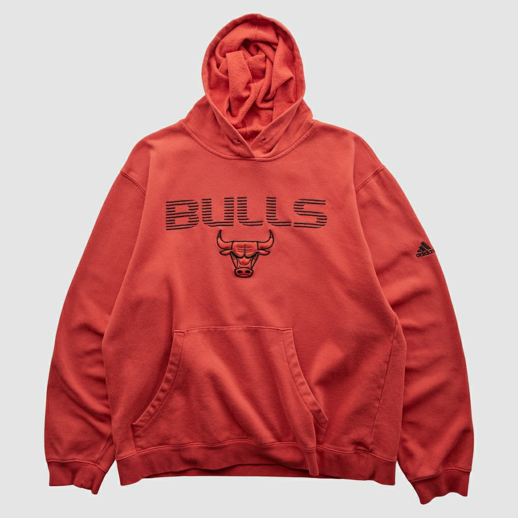 Chicago Bulls 2010s Hooded Pullover Sweatshirt - Red Vintage | Adidas sale