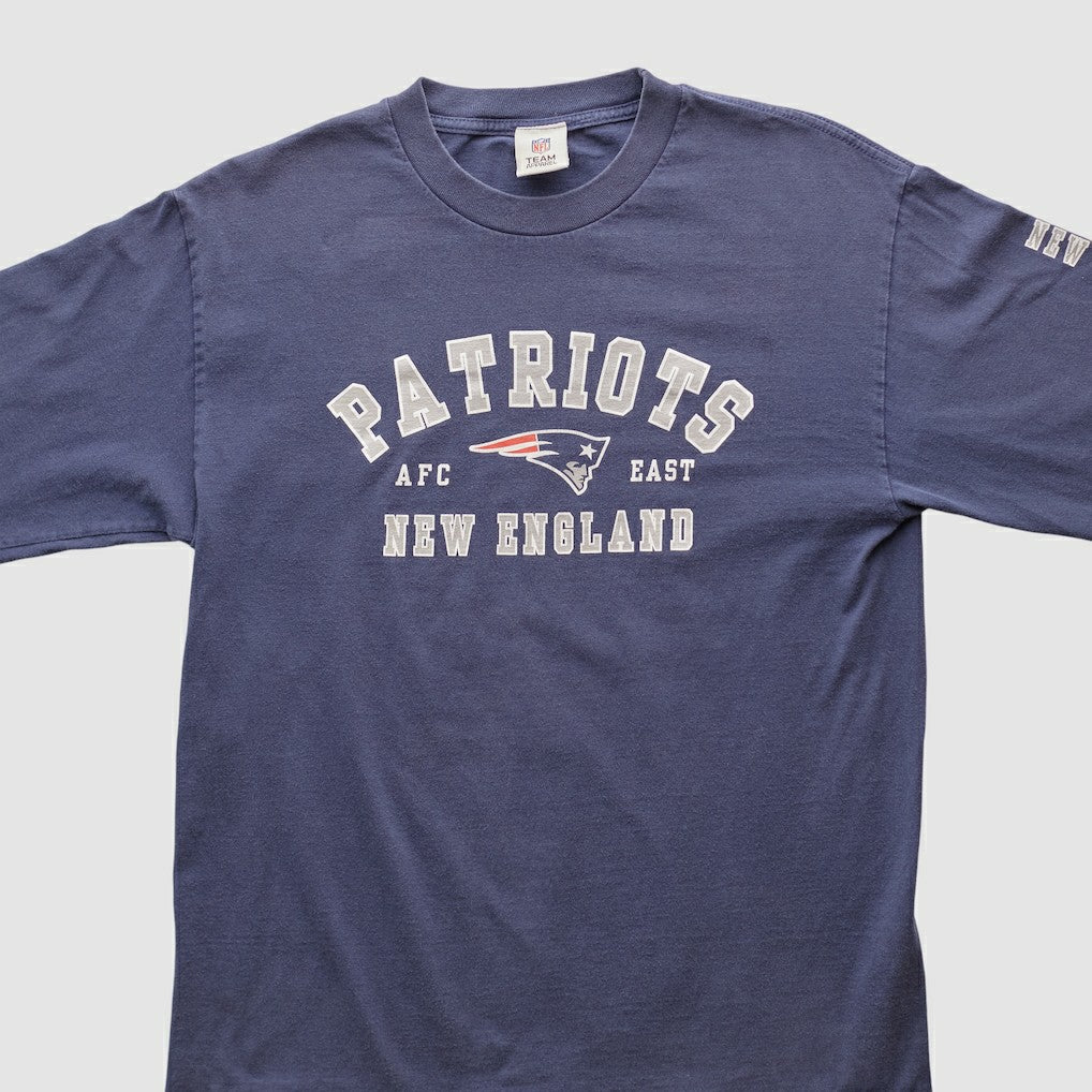 New England Patriots NFL 2010s Long Sleeve T-shirt - Navy Vintage discount