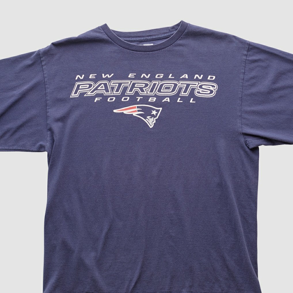 New England Patriots NFL 2000s Long Sleeve T-shirt - Navy Vintage outlet