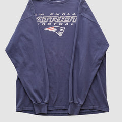 New England Patriots NFL 2000s Long Sleeve T-shirt - Navy Vintage outlet