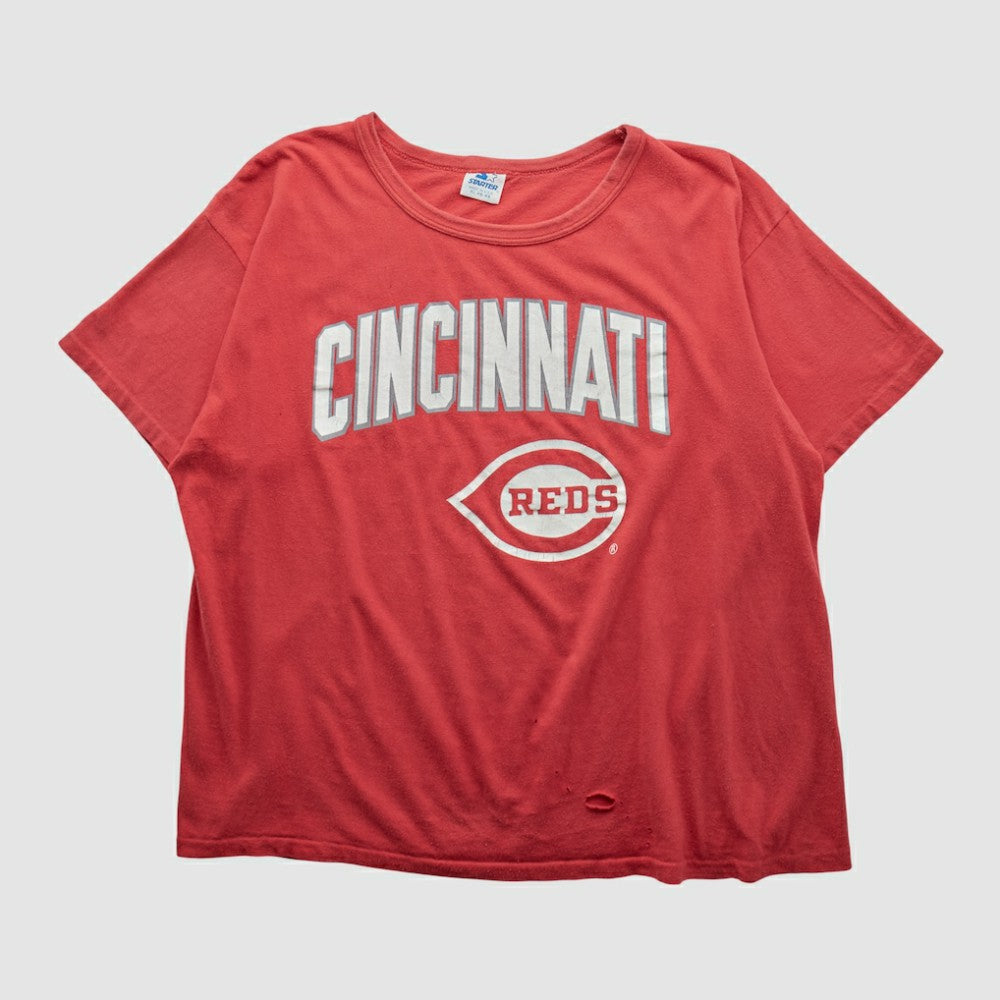 Cincinnati Reds Starter 90s T-shirt - Red Vintage