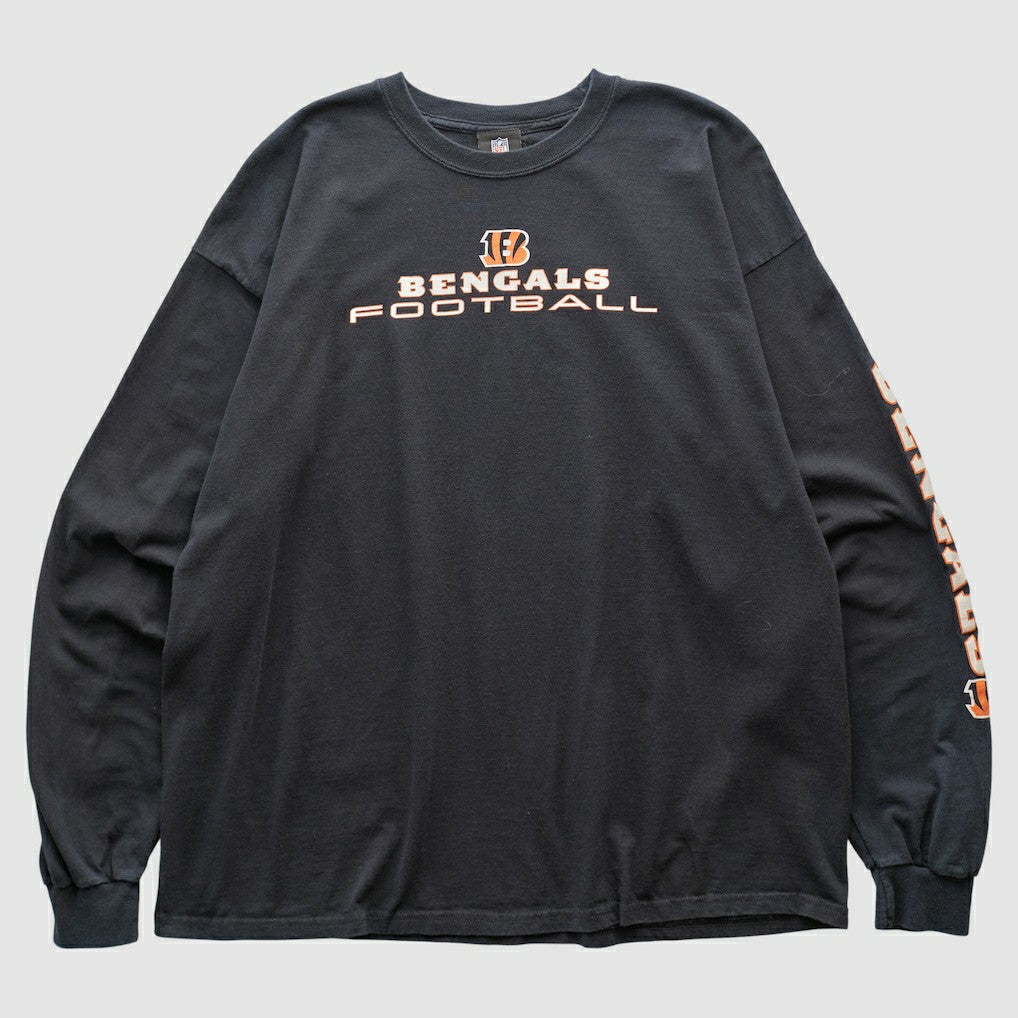 Cincinnati Bengals NFL 2010s Long Sleeve T-shirt - Black Vintage cheap
