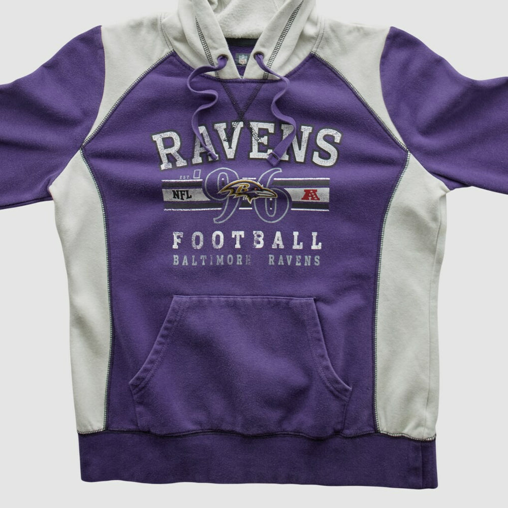 Baltimore Ravens NFL 2010s Hooded Pullover Sweatshirt - Purple Vintage outlet