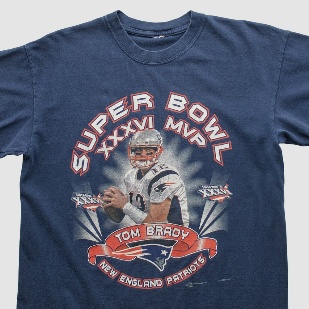 New England Patriots 2002 T-shirt - Navy Vintage cheap