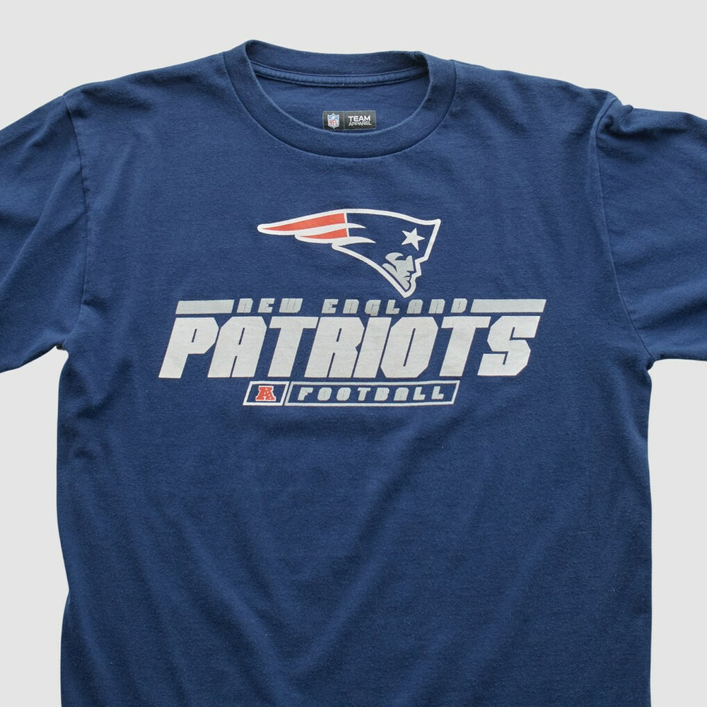 New England Patriots NFL 2010s Long Sleeve T-shirt - Navy Vintage cheap