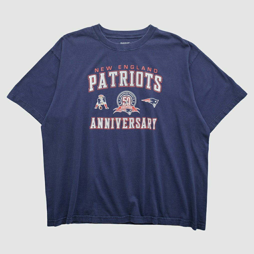 New England Patriots Reebok 2009 T-shirt - Navy Vintage sale