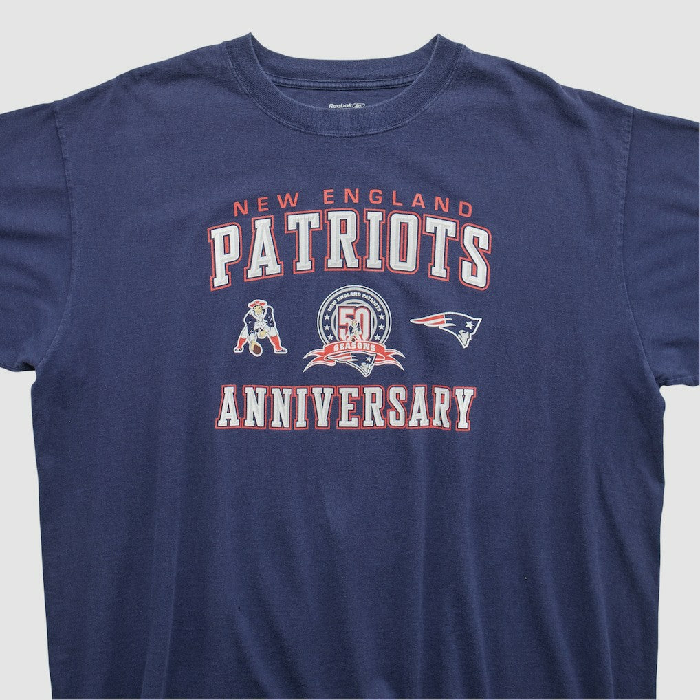 New England Patriots Reebok 2009 T-shirt - Navy Vintage sale