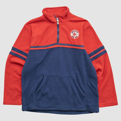 Boston Red Sox MLB 2000s 1/4 Zip Sweatshirt - Red Vintage
