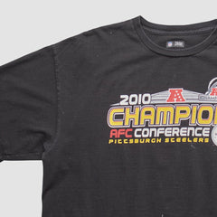 Pittsburgh Steelers NFL 2010 T-shirt - Black Vintage sale
