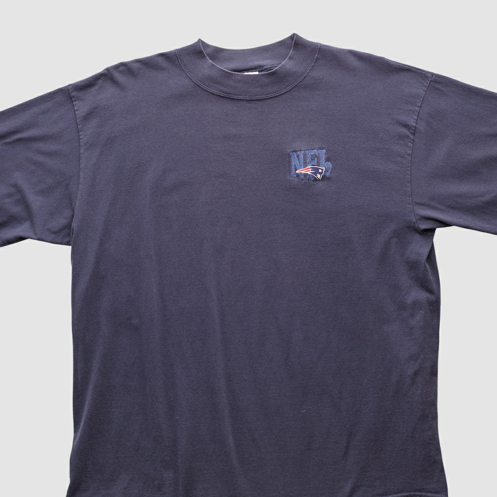 New England Patriots NFL 2000s Long Sleeve T-shirt - Navy Vintage online