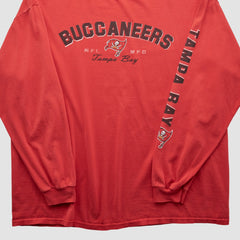 Tampa Bay Buccaneers NFL 2000s Long Sleeve T-shirt - Red Vintage cheap