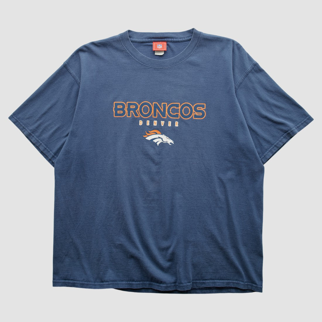 Denver Broncos NFL 2000s T-shirt - Blue Vintage sale