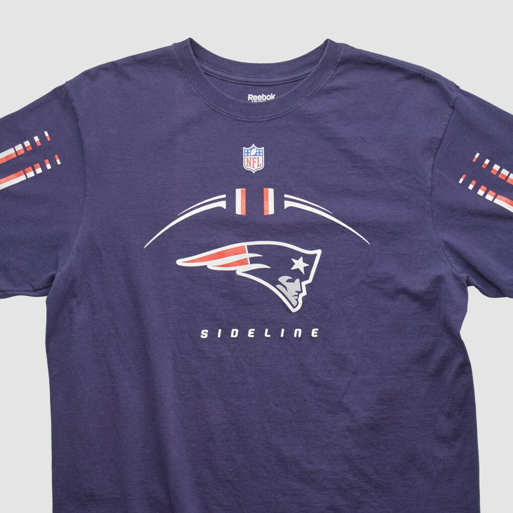 New England Patriots Reebok 2000s T-shirt - Navy Vintage sale