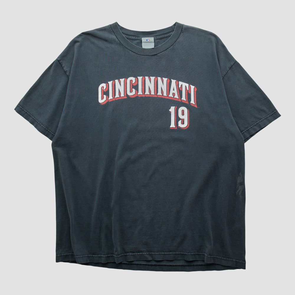 Cincinnati Reds Genuine Merchandise 2000s T-shirt - Navy Vintage