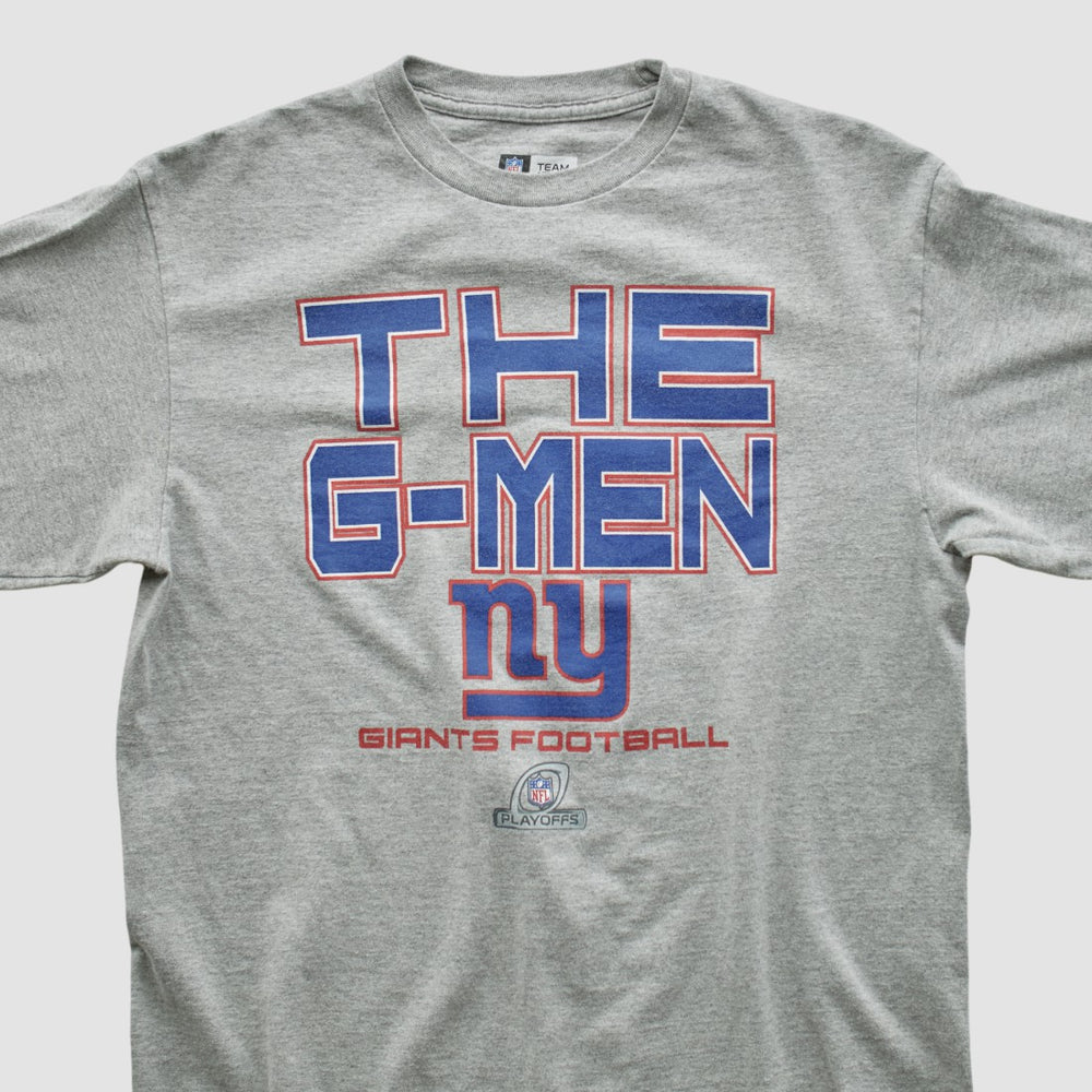 New York Giants NFL 2010s Long Sleeve T-shirt - Heather Gray Vintage online