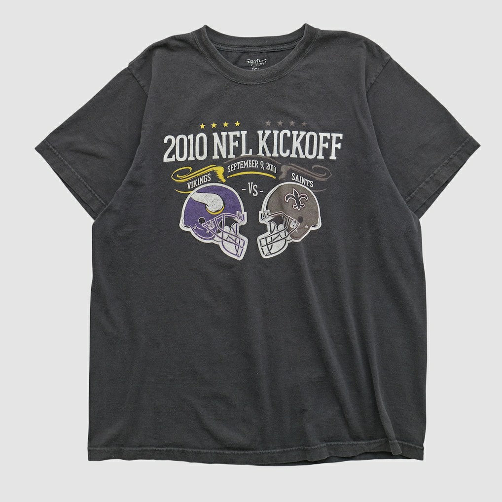 NFL Kickoff Reebok 2010 T-shirt - Charcoal Vintage for sale