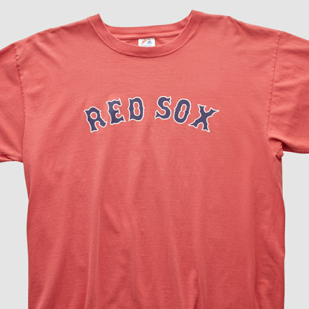 Boston Red Sox Majestic 2000s T-shirt - Red Vintage