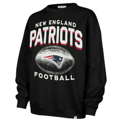 New England Patriots '47 Women's Arch Cloud Oversized Sweatshirt - Black cheap