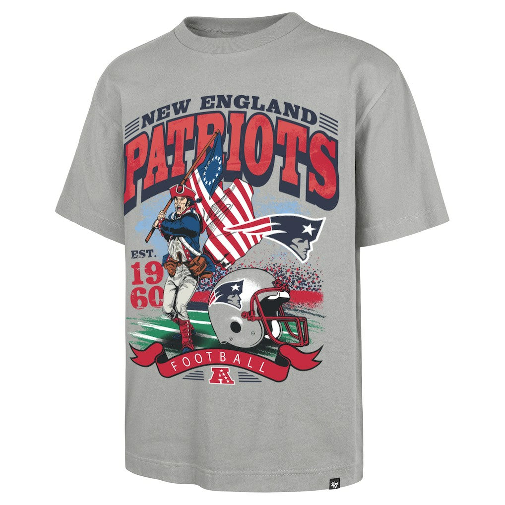 New England Patriots '47 Regional Foundation T-Shirt - Gray online