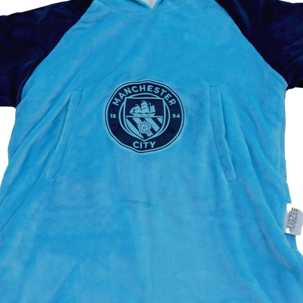Manchester City Unisex Character World Hugzee Hoodie - Blue outlet