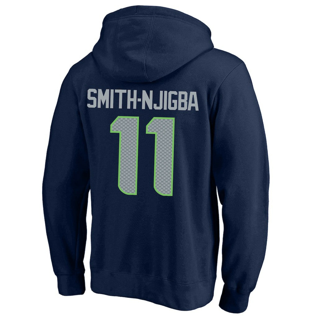 Jaxon Smith-Njigba Seattle Seahawks Super Bowl LX Champions Big & Tall Name & Number Fleece Hoodie - College Navy sale