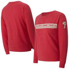 Philadelphia Phillies Concepts Sport Women's Birch French Terry Long Sleeve T-Shirt - Red