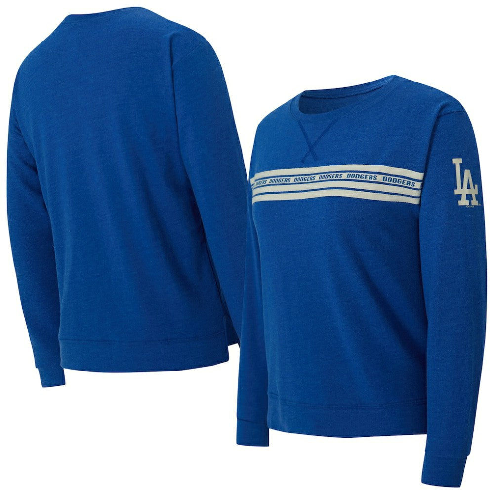 Los Angeles Dodgers Concepts Sport Women's Birch French Terry Long Sleeve T-Shirt - Royal