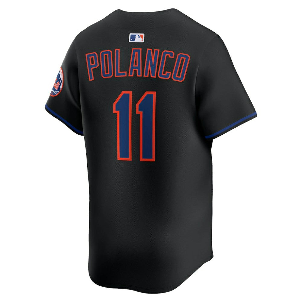 Jorge Polanco New York Mets Alternate Limited Jersey - Black | Nike