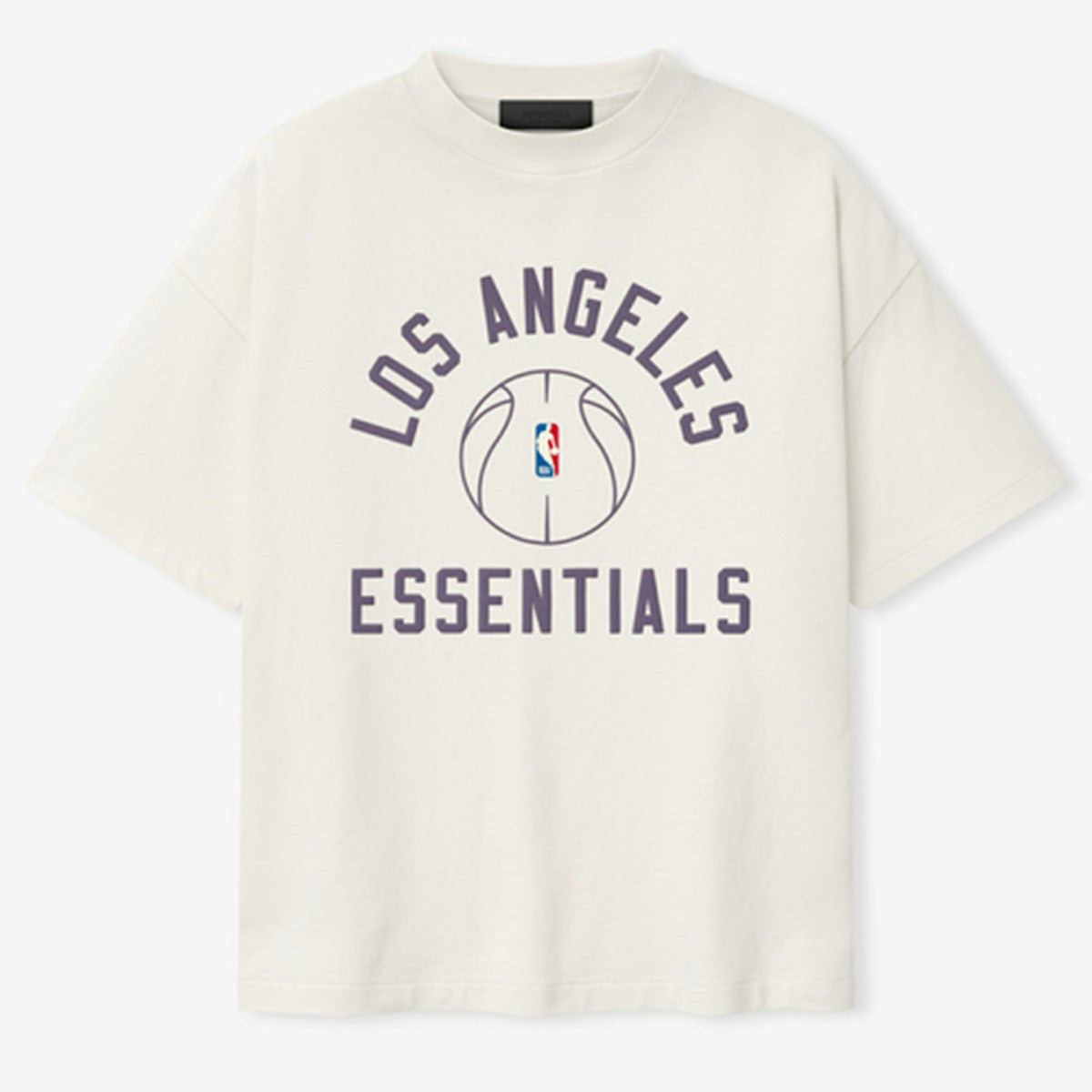 Los Angeles Lakers Fear of God x Barkley L. Hendricks Unisex 90's T-Shirt - Cream sale