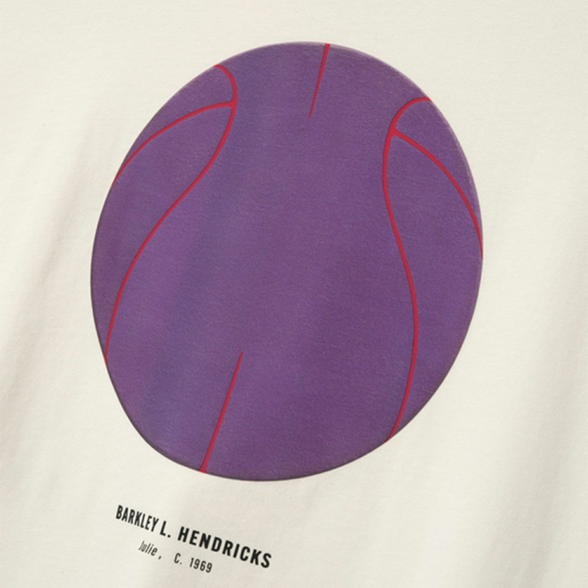 Los Angeles Lakers Fear of God x Barkley L. Hendricks Unisex 90's T-Shirt - Cream sale