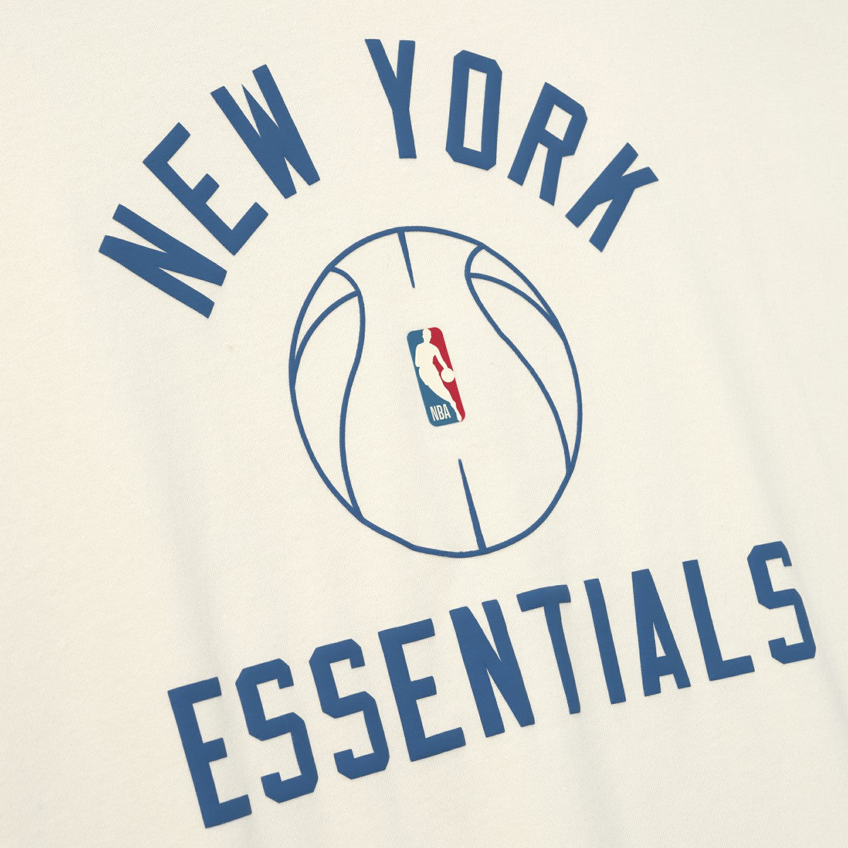 New York Knicks Fear of God x Barkley L. Hendricks Unisex 90's T-Shirt - Cream sale
