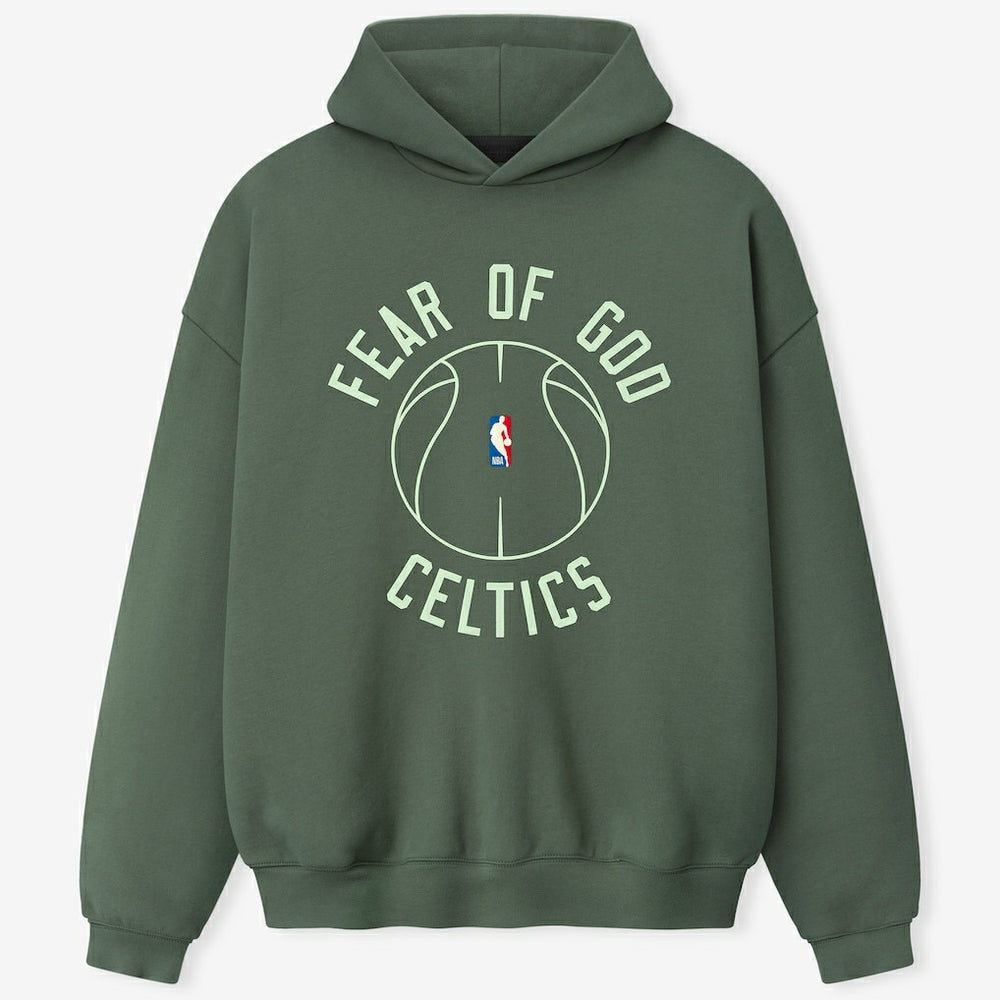 Boston Celtics Fear of God x Barkley L. Hendricks Unisex 90's Hoodie - Green on sale