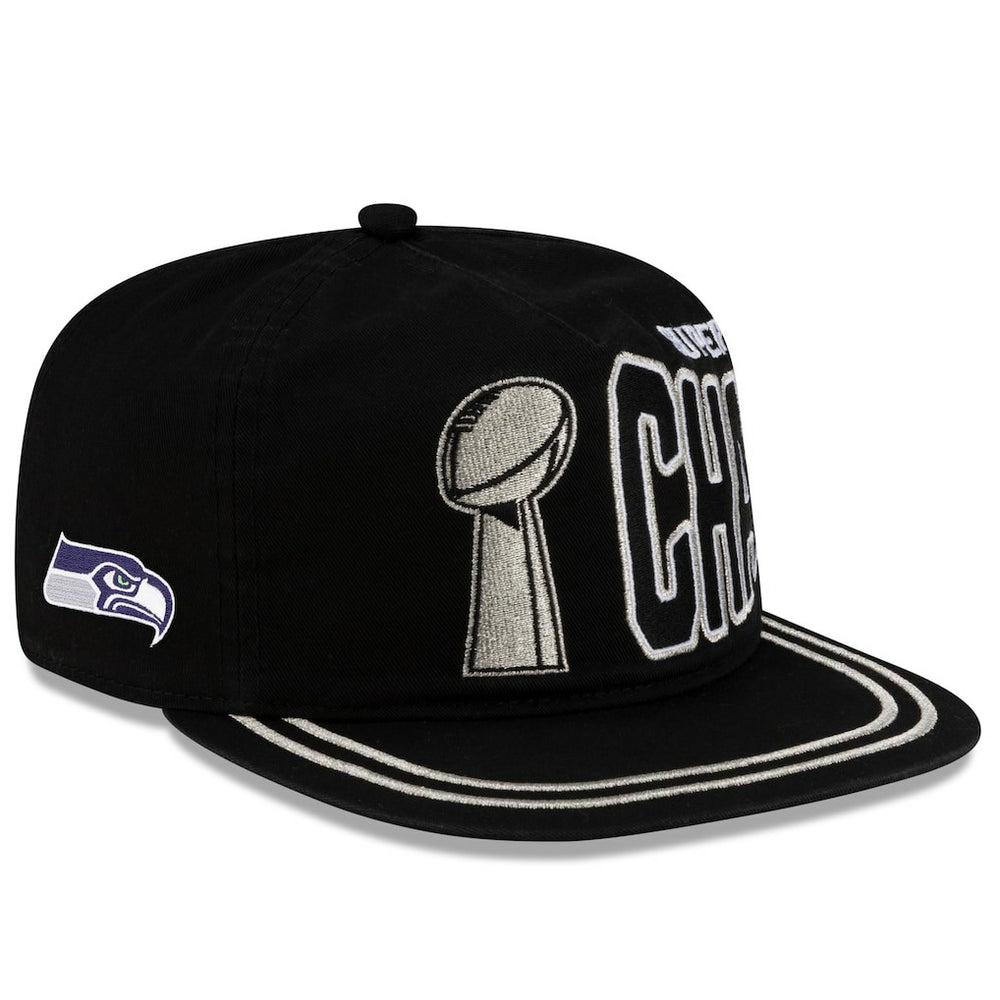 Seattle Seahawks New Era Super Bowl LX Champions Parade 19TWENTY Adjustable Hat - Black for sale
