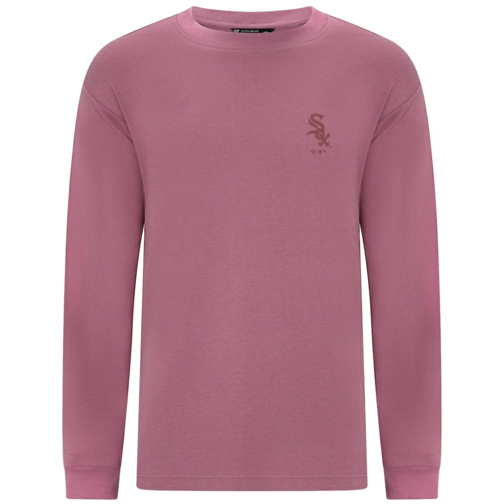 Chicago White Sox Levelwear Bridal Rose Luxe Signature Long Sleeve T-Shirt - Pink