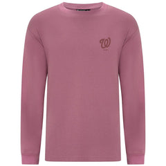Washington Nationals Levelwear Bridal Rose Luxe Signature Long Sleeve T-Shirt - Pink