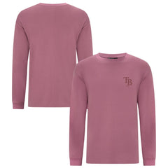 Tampa Bay Rays Levelwear Bridal Rose Luxe Signature Long Sleeve T-Shirt - Pink