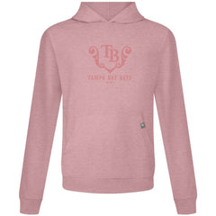 Tampa Bay Rays Levelwear Bridal Rose Relay Pullover Hoodie - Pink